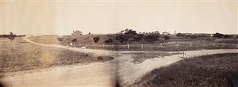 (NEW YORK.) Group of mammoth photographic views of early Shelter Island.